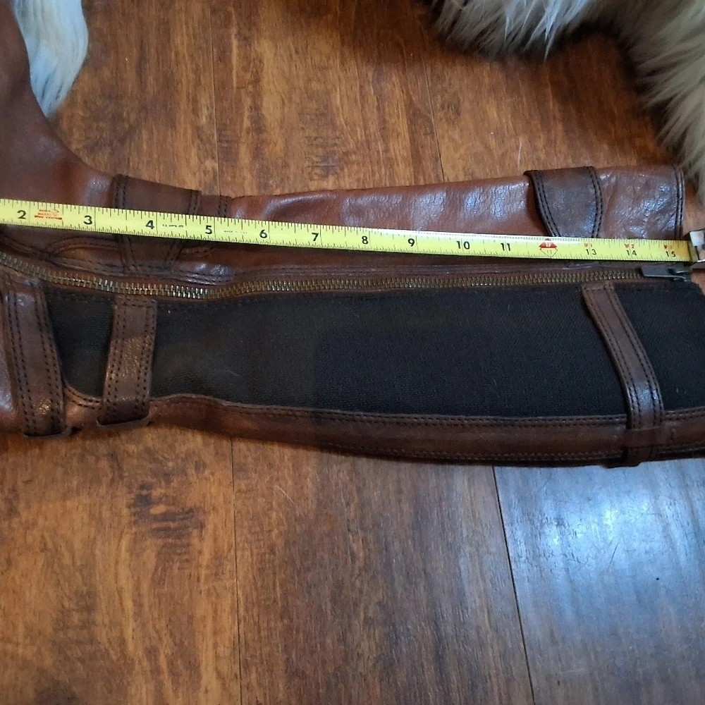 Frye Tall Anna Gore Side Zip Boots 6.5